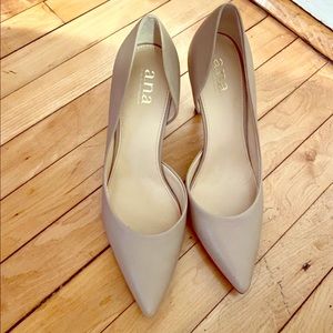 A.n.a. Claire Nude Pointed-Toe Heels